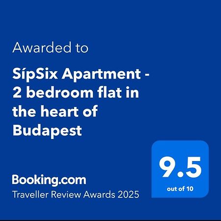 Sipsix Apartment - Modern 2 Bedroom Newly Renovated Flat With Ac In Budapest City Centre Kültér fotó